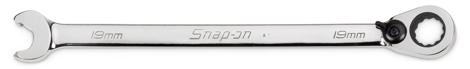 19 mm 12-Point Metric Flank Drive® Reversible Ratcheting Box/Speed Open-End Combination Wrench | SRXRM19 19 mm 12-Point Metric Flank Drive® Reversible Ratcheting Box/Speed Open-End Combination Wrench | SRXRM19